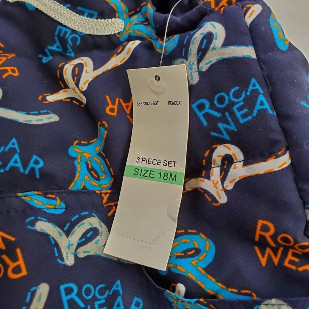 NWT Rocawear | Logo Print Embroidered Puff Vest